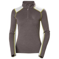 Helly Hansen Lifa Merino Midweight 1/2 Zip Top Women's in Sparrow Grey